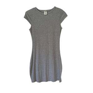 PINK Victoria Secret All Day Soft Rib Bodycon Short Mini Dress Grey Size M